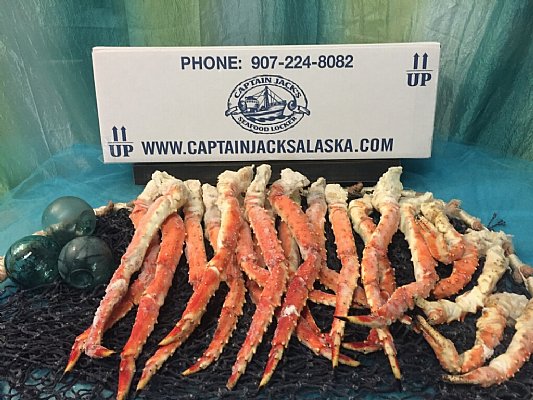 Alaskan Red King Crab Legs - 10 lb. Crab Feast - Free Overnight Shipping! 